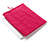 Samt Handy Tasche Schutz Hülle für Apple iPad 2 Pink