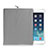 Samt Handy Tasche Schutz Hülle für Apple iPad Air 2 Grau