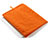 Samt Handy Tasche Schutz Hülle für Apple iPad Air 2 Orange