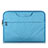 Samt Handy Tasche Schutz Hülle S03 für Huawei Matebook X Pro (2020) 13.9 Hellblau
