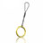 Schlüsselband Schlüsselbänder Schlüsselanhänger mit Fingerring R02 Gelb