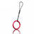 Schlüsselband Schlüsselbänder Schlüsselanhänger mit Fingerring R02 Rot