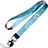 Schlüsselband Schlüsselbänder Umhängeband Lanyard N02 Blau