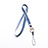 Schlüsselband Schlüsselbänder Umhängeband Lanyard N06 Hellblau