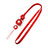 Schlüsselband Schlüsselbänder Umhängeband Lanyard N09 Rot