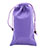 Schmuckbeutel Schwarz Samtbeutel Geschenktasche Universal Violett