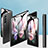 Schutzfolie Displayschutzfolie Panzerfolie Vorder und Rückseite Skins zum Aufkleben F07 für Samsung Galaxy Z Fold4 5G Klar