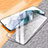 Schutzfolie Full Coverage Displayschutzfolie Panzerfolie Gehärtetes Glas Glasfolie Skins zum Aufkleben Panzerglas F04 für Samsung Galaxy S22 Plus 5G Schwarz