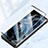 Schutzfolie Full Coverage Displayschutzfolie Panzerfolie Gehärtetes Glas Glasfolie Skins zum Aufkleben Panzerglas F08 für Samsung Galaxy S22 Ultra 5G Schwarz