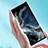 Schutzfolie Full Coverage Displayschutzfolie Panzerfolie Gehärtetes Glas Glasfolie Skins zum Aufkleben Panzerglas F08 für Samsung Galaxy S22 Ultra 5G Schwarz