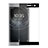 Schutzfolie Full Coverage Displayschutzfolie Panzerfolie Gehärtetes Glas Glasfolie Skins zum Aufkleben Panzerglas für Sony Xperia XA2 Schwarz