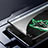 Schutzfolie Full Coverage Displayschutzfolie Panzerfolie Gehärtetes Glas Glasfolie Skins zum Aufkleben Panzerglas für Xiaomi Black Shark 3 Pro Schwarz