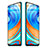 Schutzfolie Full Coverage Displayschutzfolie Panzerfolie Gehärtetes Glas Glasfolie Skins zum Aufkleben Panzerglas für Xiaomi Redmi Note 9 Pro Max Schwarz