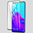 Schutzfolie Full Coverage Displayschutzfolie Panzerfolie Gehärtetes Glas Glasfolie Skins zum Aufkleben Panzerglas für Xiaomi Redmi Note 9 Schwarz