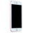 Schutzfolie Full Coverage Displayschutzfolie Panzerfolie Skins zum Aufkleben Gehärtetes Glas Glasfolie C04 für Apple iPhone 7 Plus Weiß