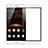 Schutzfolie Full Coverage Displayschutzfolie Panzerfolie Skins zum Aufkleben Gehärtetes Glas Glasfolie F02 für Huawei G8 Weiß