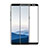 Schutzfolie Full Coverage Displayschutzfolie Panzerfolie Skins zum Aufkleben Gehärtetes Glas Glasfolie F02 für Samsung Galaxy A8 (2018) Duos A530F Schwarz