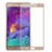 Schutzfolie Full Coverage Displayschutzfolie Panzerfolie Skins zum Aufkleben Gehärtetes Glas Glasfolie F02 für Samsung Galaxy Note 4 Duos N9100 Dual SIM Gold