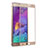 Schutzfolie Full Coverage Displayschutzfolie Panzerfolie Skins zum Aufkleben Gehärtetes Glas Glasfolie F02 für Samsung Galaxy Note 4 Duos N9100 Dual SIM Gold