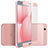 Schutzfolie Full Coverage Displayschutzfolie Panzerfolie Skins zum Aufkleben Gehärtetes Glas Glasfolie F02 für Xiaomi Mi 5C Rosa