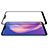 Schutzfolie Full Coverage Displayschutzfolie Panzerfolie Skins zum Aufkleben Gehärtetes Glas Glasfolie F02 für Xiaomi Mi 8 Lite Schwarz