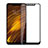 Schutzfolie Full Coverage Displayschutzfolie Panzerfolie Skins zum Aufkleben Gehärtetes Glas Glasfolie F02 für Xiaomi Pocophone F1 Schwarz