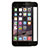Schutzfolie Full Coverage Displayschutzfolie Panzerfolie Skins zum Aufkleben Gehärtetes Glas Glasfolie F03 für Apple iPhone 6 Plus Schwarz