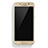 Schutzfolie Full Coverage Displayschutzfolie Panzerfolie Skins zum Aufkleben Gehärtetes Glas Glasfolie F04 für Samsung Galaxy A3 (2017) SM-A320F Gold