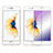 Schutzfolie Full Coverage Displayschutzfolie Panzerfolie Skins zum Aufkleben Gehärtetes Glas Glasfolie F05 für Apple iPhone 6 Plus Weiß