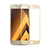 Schutzfolie Full Coverage Displayschutzfolie Panzerfolie Skins zum Aufkleben Gehärtetes Glas Glasfolie F05 für Samsung Galaxy A3 (2017) SM-A320F Gold
