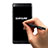 Schutzfolie Full Coverage Displayschutzfolie Panzerfolie Skins zum Aufkleben Gehärtetes Glas Glasfolie F05 für Samsung Galaxy Note 7 Schwarz