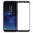 Schutzfolie Full Coverage Displayschutzfolie Panzerfolie Skins zum Aufkleben Gehärtetes Glas Glasfolie F12 für Samsung Galaxy S8 Schwarz