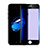 Schutzfolie Full Coverage Displayschutzfolie Panzerfolie Skins zum Aufkleben Gehärtetes Glas Glasfolie F17 für Apple iPhone 8 Schwarz