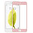 Schutzfolie Full Coverage Displayschutzfolie Panzerfolie Skins zum Aufkleben Gehärtetes Glas Glasfolie F18 für Apple iPhone SE (2020) Rosa