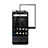 Schutzfolie Full Coverage Displayschutzfolie Panzerfolie Skins zum Aufkleben Gehärtetes Glas Glasfolie für Blackberry KEYone Schwarz