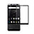 Schutzfolie Full Coverage Displayschutzfolie Panzerfolie Skins zum Aufkleben Gehärtetes Glas Glasfolie für Blackberry KEYone Schwarz
