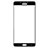 Schutzfolie Full Coverage Displayschutzfolie Panzerfolie Skins zum Aufkleben Gehärtetes Glas Glasfolie für Samsung Galaxy A3 (2016) SM-A310F Schwarz