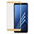 Schutzfolie Full Coverage Displayschutzfolie Panzerfolie Skins zum Aufkleben Gehärtetes Glas Glasfolie für Samsung Galaxy A8+ A8 Plus (2018) A730F Gold