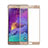 Schutzfolie Full Coverage Displayschutzfolie Panzerfolie Skins zum Aufkleben Gehärtetes Glas Glasfolie für Samsung Galaxy Note 4 SM-N910F Gold