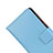 Schutzhülle Flip Tasche Leder für Huawei G9 Lite Hellblau