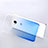 Schutzhülle Handytasche Durchsichtig Farbverlauf für Huawei Enjoy 5 Blau