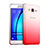 Schutzhülle Handytasche Durchsichtig Farbverlauf für Samsung Galaxy On5 G550FY Rot