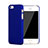 Schutzhülle Kunststoff Hülle Matt für Apple iPhone 5S Blau