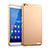 Schutzhülle Kunststoff Hülle Matt für Huawei MediaPad X2 Gold