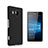 Schutzhülle Kunststoff Hülle Matt für Microsoft Lumia 950 XL Schwarz