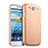 Schutzhülle Kunststoff Hülle Matt für Samsung Galaxy S3 4G i9305 Gold