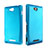 Schutzhülle Kunststoff Hülle Matt für Sony Xperia C S39h Hellblau