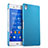 Schutzhülle Kunststoff Hülle Matt für Sony Xperia Z3 Hellblau