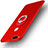 Schutzhülle Kunststoff Schutzhülle Matt mit Fingerring Ständer für Xiaomi Mi A1 Rot