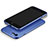 Schutzhülle Kunststoff Tasche Matt für Apple iPhone 8 Blau